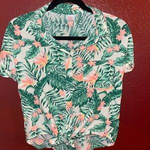 Wonder Nation Hawaiian Style Blouse